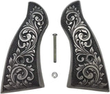 handicraftgrips KSL01## New Smith & Wesson K/L S&W K L Frame Square Butt Revolver Grips Aluminium Hand Engraved Open Back Handmade Sport for Men Birthday Beautiful Handcraft Luxury Gift