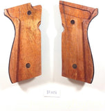 New Beretta 92 92F 92G 92FS FS 92SB 96 M992 M9 Full Size Grips FULL SIZE Hardwood Wood Smooth Mother of Pearl Inlay Handmade #BFM06