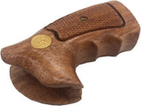 handicraftgrips PYW30## New Colt Python Grips I/E I E Frame Checkered Hard Wood Handmade Gold Medallions Finger Groove Handcraft Birthday New Year Christmas Sport for Men Man