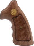 handicraftgrips PYW30## New Colt Python Grips I/E I E Frame Checkered Hard Wood Handmade Gold Medallions Finger Groove Handcraft Birthday New Year Christmas Sport for Men Man