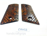 New Cz2075 Cz 2075 Rami Grips Checkered Hardwood Wood Lazer Grips Grips Handmade Checkered Handmade Beautiful Handcraft Special Design Grips Sport for Men Birthday Gift Handmade #Crw13