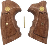 handicraftgrips PYW30## New Colt Python Grips I/E I E Frame Checkered Hard Wood Handmade Gold Medallions Finger Groove Handcraft Birthday New Year Christmas Sport for Men Man