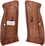 Cfw01 ## New grips Cz75 Cz85 CZ SP-01 CZ 75B 75BD CZ75B 75 B grips Full Size Hard wood Hardwood Checkered Handmade Beautiful Handcraft Sport for Men Birthday Gift by Handicraftgrips