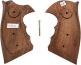 handicraftgrips Krw53## New Smith & Wesson S&W K/L K L Frame Round Butt Grips Hardwood Hard Wood Checkered Open Back Silver Medallions Handmade Handcraft Sport Men Birthday Newyear