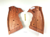 New Colt Python Grips I/ E I E Frame Checkered Hardwood Wood Handmade Gold Medallions Handcraft Birthday New year Christmas Gift Sport For Men Man #Pyw24
