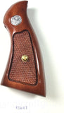 New Smith & Wesson K/L S&W K L Frame Square Butt Revolver Grips Hardwood Hard Wood Finger Groove Smooth Handmade Beautiful Handcraft Special Design Grip Sport for Men Birthday Gift #Ksw47