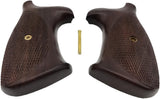 KRW55 ## New Smith & Wesson S&W K/L K L Frame Round Butt Grips Hard Wood Checkered Handmade Model 10 12 13 19 460 500 547 581 586 64 65 66 681 686 Governor Handmade Sport Birthday Gift Handicraftgrips