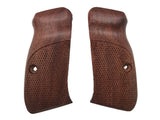 handicraftgrips CCW59## New Cz75 Cz85 CZ 75 85 Cz 75/85 CZ P-01 CZ P-06 Compact Size Grips Laser Logo Hard Wood Checkered Handmade Handcraft Gift Sport for Men Birthday Fathers Day Newyear Christmas
