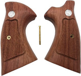 handicraftgrips Nsw25## New Smith & Wesson S&W N Frame Square Butt Grips Silver Medallions Checkered Hardwood Wood Handmade Beautiful Handcraft Sport for Men Birthday New Year