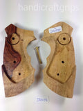 New Smith & Wesson S&w J Frame Round Butt Bodyguard Grips Smooth Open Back Hardwood Handmade #JRW08