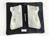 New Walther S&W PPK/S Walther PPK/s Pistol Grips Smooth White Pearl Color Polymer Resin Handmade Handcraft Gift Birthday Newyears Christmas Sport for Men Man by Handicaftgrips #PSR01