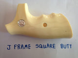 Resin Polyester Handmade J Frame Square Butt Grips S&w Tauras Spring Field Kimber