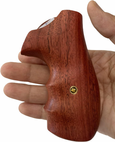 handicraftgrips New Rossi Small Frame Square Butt Revolver Grips 67, 68, 69, 71, 351, 511, 515, 518, 720, 971,972 Finger Groove Smooth Hardwood Handmade #Rsw23