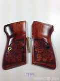 New Walther S&W PPK/S walther ppk/s Pistol Grips hardwood checkered Lazer Handmade #PSW06