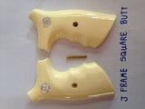 Resin Polyester Handmade J Frame Square Butt Grips S&w Tauras Spring Field Kimber
