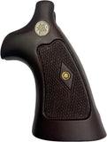 New Smith & Wesson N Frame Square Butt Grips Checkered Hardwood Open Back #Nsw18
