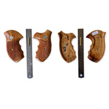 handicraftgrips NRW16## New Smith & Wesson S&W N Frame Round Butt Grips 22 25 29 325 327 329 520 610 625 627 629 Hard Wood Handmade Engraved Checkered Finger Groove Handcraft Special Birthday Gift