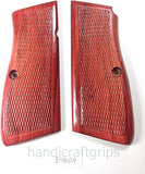 New Browning High Power Hp Grips Checkered Hardwood Wood Handmade Handcraft Gift Sport For Men Man Birthday #Bhw04