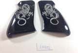 New Cz75 Cz85 75 B CZ 75 SP-01 75B Grips Cz 75/85 75 85 Full Size Black Pearl Color Polymer Smooth Resin Lazer Handmade #Cfr02 cfw