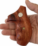 handicraftgrips New Smith & Wesson S&w J Frame Round Butt Bodyguard Grips Smooth Hardwood Handmade #JRW04