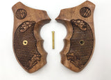 RRW05 ## New Grips Rossi small frame round butt grips R352 R461 R462 six shot in .38 Special or .357 Magnum Grips Checkered Hardwood Hard Wood Handmade Birthday Gift by handicraftgrips