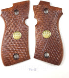 New Beretta 81 and 84 F/fs .380 81F 81FS 84F 84FS Hard Wood Checkered Handmade Handcraft Gift Birthday Christmas Newyear Sport for Men Laser Lazer Skull Special Design Beautiful #B8w15