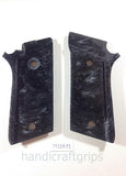 handicraftgrips New Taurus PT911 PT940 PT 911 940 Full Size Grips Black Pearl Resin Polymer Polyester Smooth Beautiful Grips Handmade Birthday Gift Sport for Men Man #P911R01