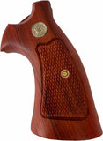 Smith & Wesson K/l Frame Square Butt Revolver Grips Hardwood Finger Groove Checkered Handmade #Ksw04