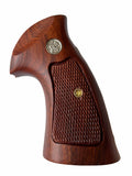 handicraftgrips Nsw14## New Smith & Wesson S&W N Frame Square Butt Grips Silver Medallions Checkered Finger Groove Checkered Hardwood Wood Handmade Beautiful Sport for Men Birthday