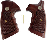 Smith & Wesson K/l Frame Square Butt Revolver Grips Hardwood Checkered Handmade #Ksw25