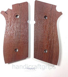 New Taurus PT945 PT 945 Grips Hardwood Hard Wood Checkered Finger Groove Beautiful Grips Handmade Birthday Newyear Sport for Men Man Handcraft #T945W01