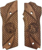 handicraftgrips S5W09## New Smith and Wesson S&W Model 59, 459, 659 Grips, 9 mm Grips Laser Hardwood Wood Checkered Handmade Handcraft Beautiful Gift Sport for Men Skull Birthday Christmas