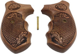 handicraftgrips T2W06## New Taurus Model 85 856 M 85 M85 M856 .38 Special 2" 2 inch Grips Hard Wood Checkered Finger Groove Handmade Handcraft Birthday Gift Fathers Day Sport for Men Man Design