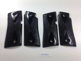 New Grips for Colt Mustang Checkered pocketlite Pistol Hardwood Handmade Grips #MTW07