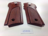 NEW Smith and Wesson S&W Model 59 459 659 9 Mm Grips Hardwood Checkered Handmade #S5W03