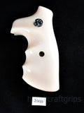 New Smith & Wesson S&W J Frame Square Butt Grips White Ivory Color S & W Smooth Resin Polymer Polyester Handmade Beautiful Handcraft Sport for Men Birthday Gift #JSR03
