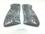 handicraftgrips New Grips Cz75 Cz85 CZ SP-01 CZ 75B 75BD CZ75B 75 B Grips Full Size Aluminum Hand Engraved Handmade Birthday Gift Sport for Men #CFL08