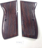 New Mauser Werke Model 90 DA. 9mm 9 mm. Mauser9 Hardwood Wood Checkered Grips grips Handmade #MUW01