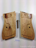 handicraftgrips New Walther S&W PPK/S Walther PPK/s Pistol Grips Hardwood Smooth Handmade #PSW03