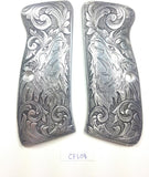 handicraftgrips New Grips Cz75 Cz85 CZ SP-01 CZ 75B 75BD CZ75B 75 B Grips Full Size Aluminum Hand Engraved Handmade Birthday Gift Sport for Men #CFL08
