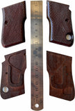 Beretta 950 950B 950BS .22 Short .25 ACP Grips grips Checkered hardwood Cut Out for Safety with safety cut handmade beautiful #B9W01