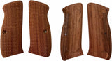Cfw01 ## New grips Cz75 Cz85 CZ SP-01 CZ 75B 75BD CZ75B 75 B grips Full Size Hard wood Hardwood Checkered Handmade Beautiful Handcraft Sport for Men Birthday Gift by Handicraftgrips