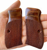 handicraftgrips New Cz75 Cz85 Grips Cz 75/85 Compact Size Hardwood Checkered Handmade #Ccw01
