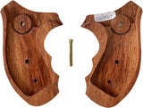 handicraftgrips New Smith & Wesson S&w J Frame Round Butt Bodyguard Grips Smooth Hardwood Handmade #JRW04