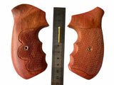 New Rossi Small Frame Square Butt Revolver Grips 67 68 69 71 351 511 515 518 720 971 972 Finger Groove Checkered Special Design for Left Hand Hardwood Handmade Birthday Newyear Christmas Gift #RSLW01