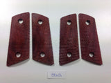 New Cz 2075 Rami Grips Checkered Hardwood Wood Wood Handmade #Crw06