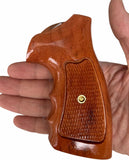 handicraftgrips New Rossi Small Frame Square Butt Revolver Grips Checkered Hardwood Handmade #Rsw09