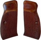 handicraftgrips New Cz75 Cz85 Grips Cz 75/85 Compact Size Hardwood Checkered Handmade #Ccw01