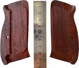 handicraftgrips New Cz75 Cz85 Grips Cz 75/85 Compact Size Hardwood Checkered Handmade #Ccw01