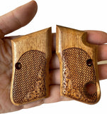 handicraftgrips B9W21## New Beretta 950 950B 950BS .22 Short .25 ACP Cut Out for Safety with Safety Cut Grips Hard Wood Laser Logo Handmade Handcraft Beautiful Gift Birthday Christmas Newyears